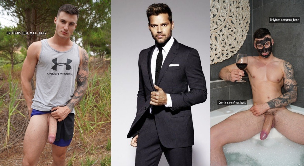 Ricky Martin e Max Barz