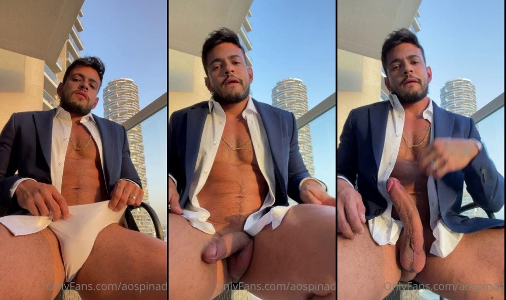 Alejo Ospina Wanna have u on your knees worshipping my dick in my Dubais balcony