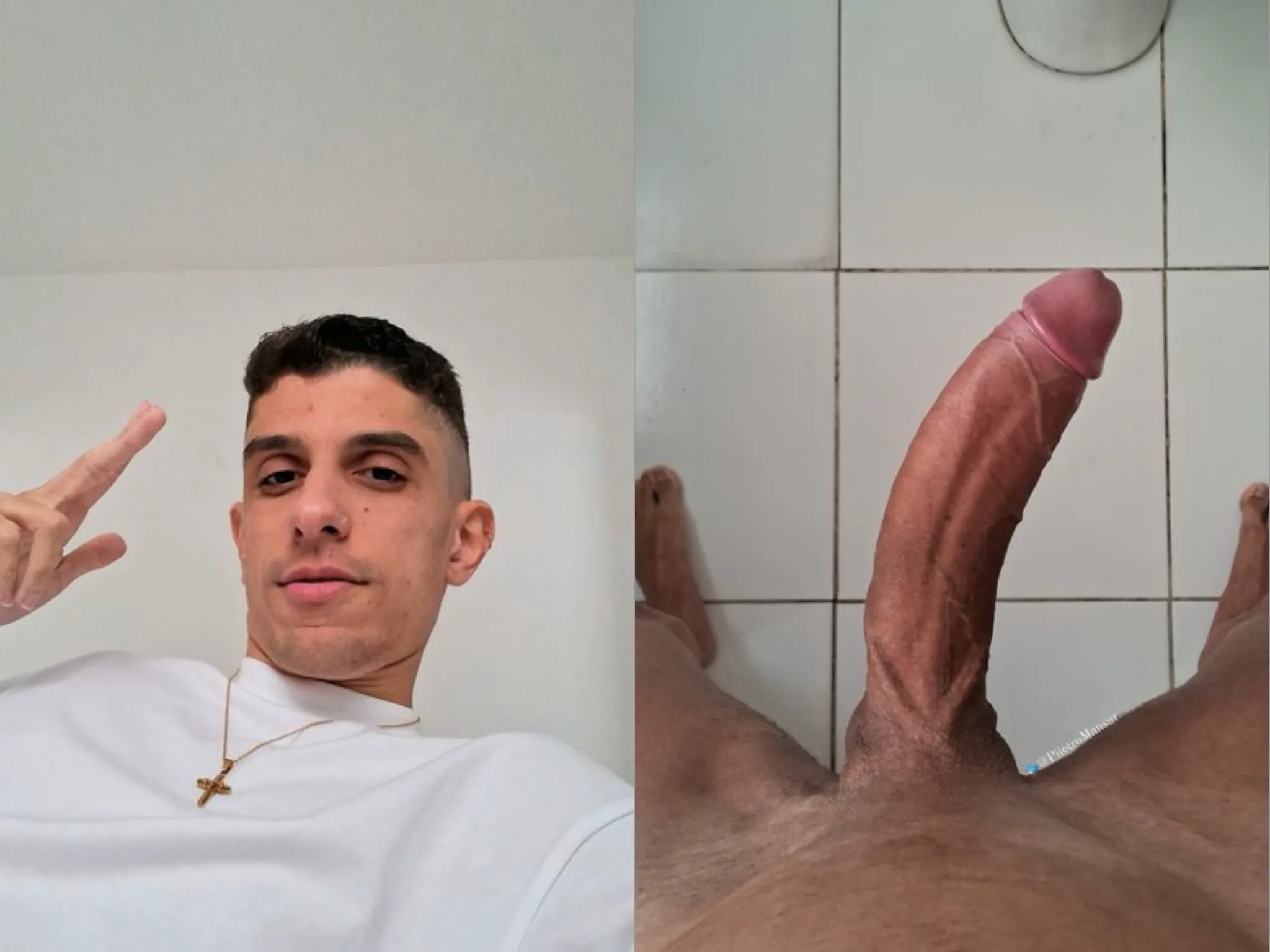 Famous content creator Pietro Mansur naked and fucking an ass 1