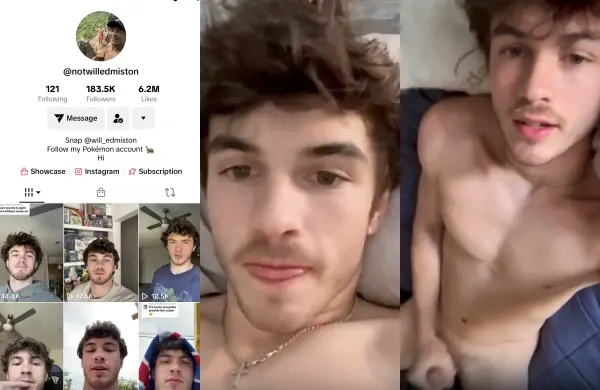 willedmiston Handsome TikTok boy confesses his hidden desire on camera